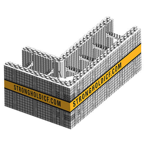 6" Stronghold FX 90 Degree Corner Form